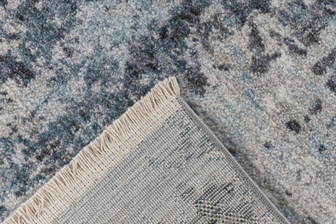 Medellin 400 Modern Abstract Silver-Blue Rug - ADORE RUGS and FLOORING